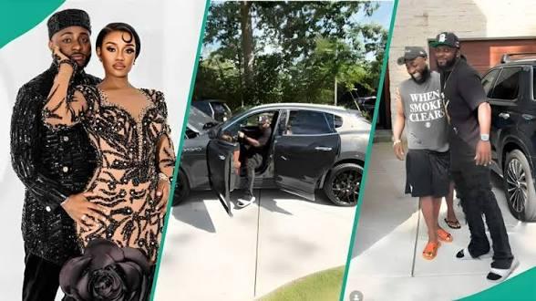 Davido Gifts Chioma’s Personal Assistant Brand-New Maserati Levante Q4 in Surprise Gesture