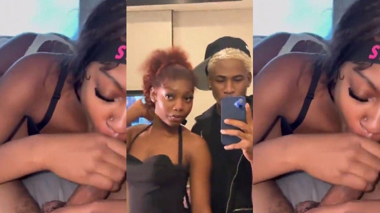 Part2: Watch Nigerian TikTok Star Ivana Alleged Leaked Private Video with her boyfriend giving him Blow Job.